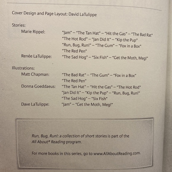 Run, Bug, Run! A Collection of Short Stories by Marie Rippel All About R… - Picture 8 of 14